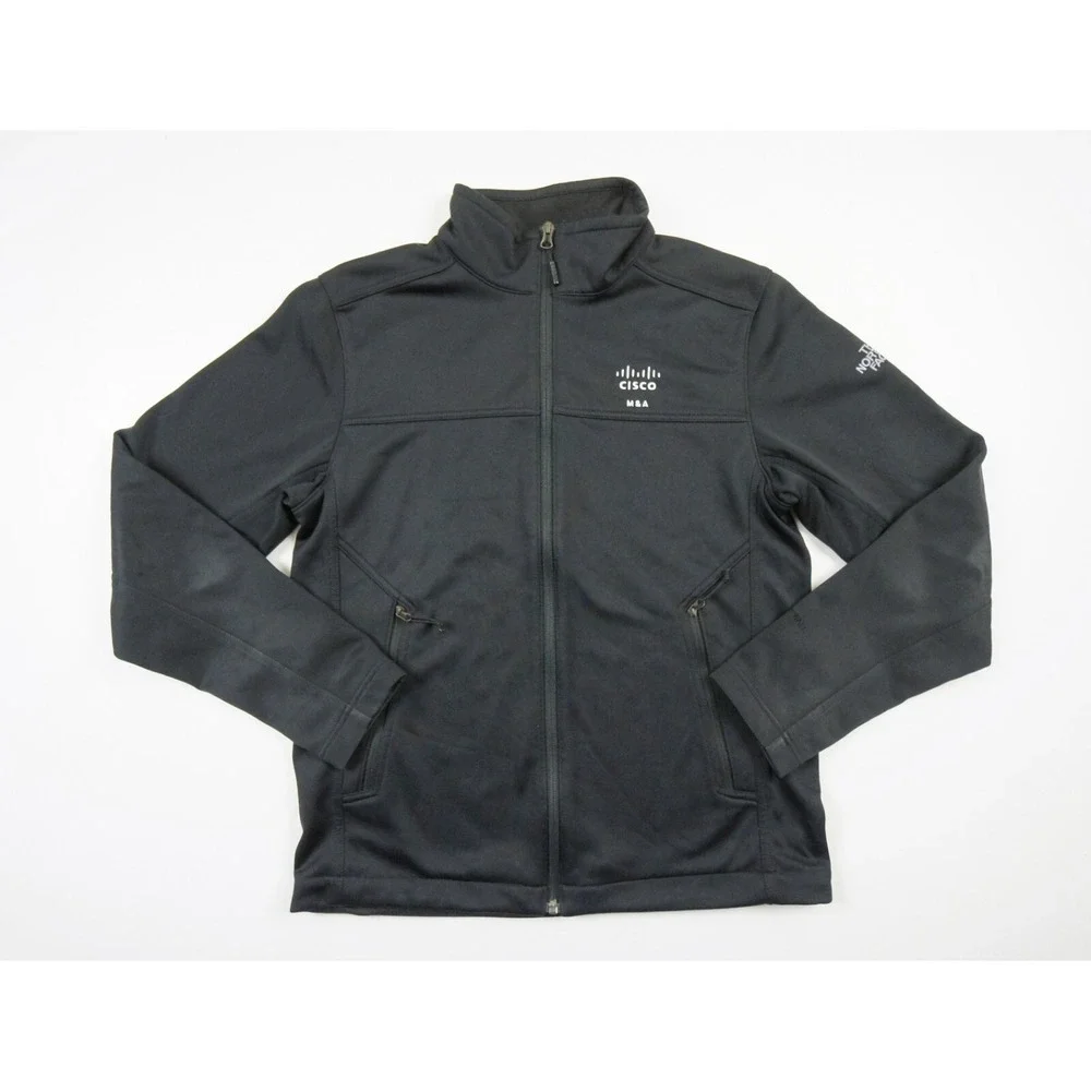 The North Face Jacket Mens Small Black Ridgeline Softshell Windwall Outdoors